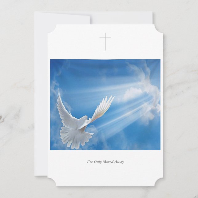 Ich bin nur weg gegangen einladung (Vorderseite)