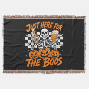 Ich bin nur wegen der Buh-Rufe hier Halloween-Skel Decke