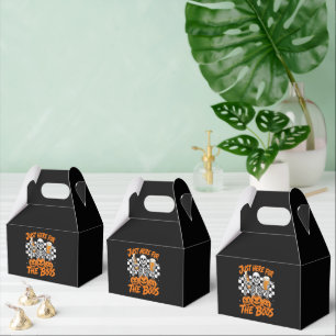 Ich bin nur wegen der Buh-Rufe hier Halloween-Skel Geschenkschachtel