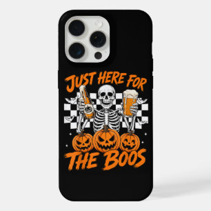 Ich bin nur wegen der Buh-Rufe hier Halloween-Skel iPhone 15 Pro Max Hülle