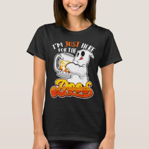 Ich bin nur wegen der Buh-Rufe hier Lustiger Hallo T-Shirt