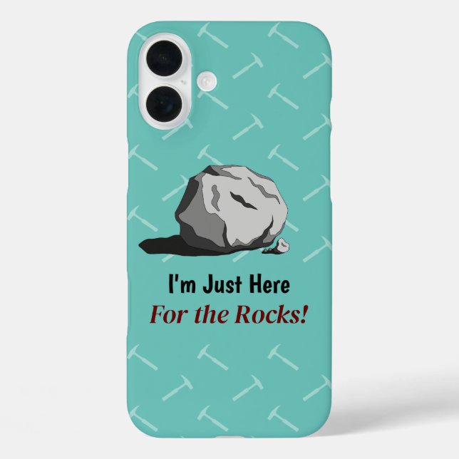 Ich bin nur wegen der Felsen hier! Fall Mate iPhon Case-Mate iPhone Hülle (Rückseite)