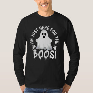 Ich bin nur wegen der Spötteleien hier Halloween K T-Shirt