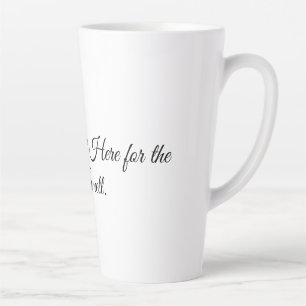 Ich bin nur wegen des Dufts hier. Milchtasse