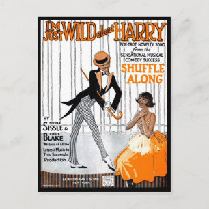 Ich "bin nur wild über Harry Postkarte