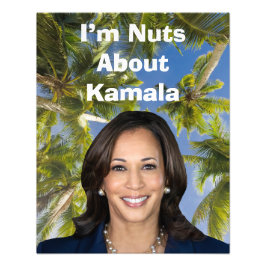 Ich bin Nüsse über Kamala Fotodruck