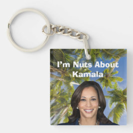 Ich bin Nüsse über Kamala Schlüsselanhänger
