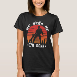 Ich bin oben, er sieht mich, dass ich ein Soldat-S T-Shirt