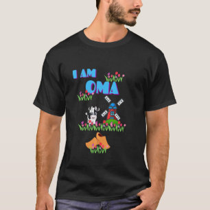 ICH BIN OMA (Großmutter) KUH, WINDMÜHLE, TULPEN, H T-Shirt