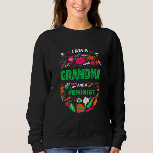 Ich bin Oma und eine feministische Frauenrechts-Om Sweatshirt