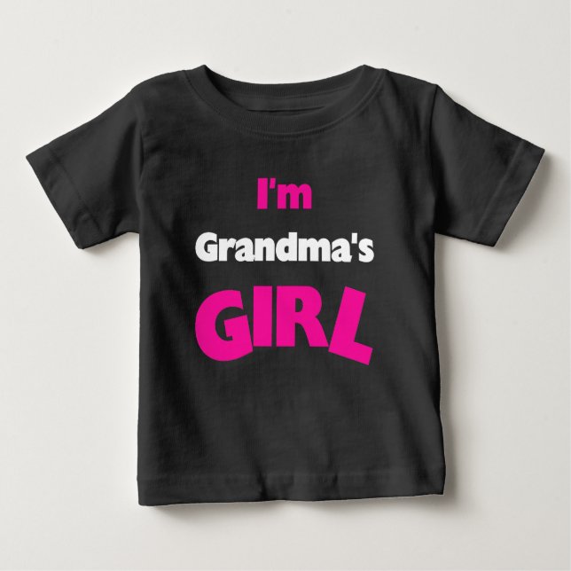 Ich bin Oma's Girl Baby T-shirt (Vorderseite)