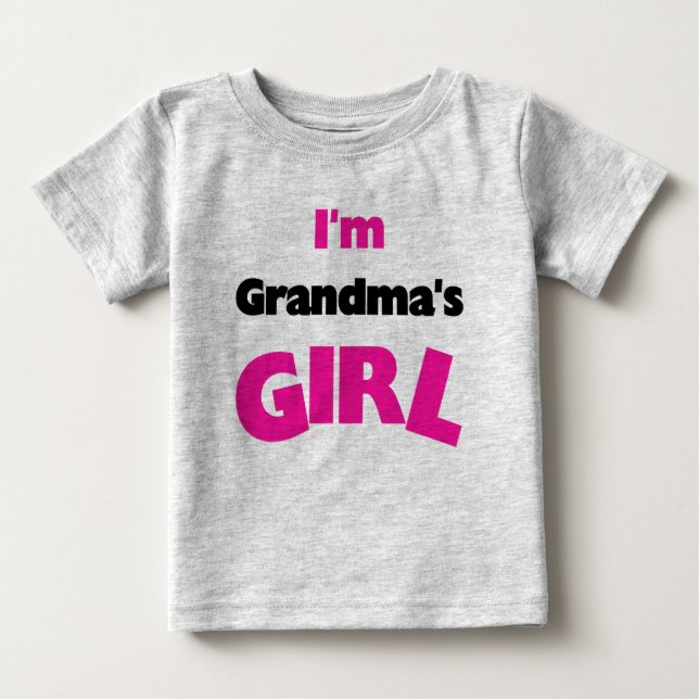 Ich bin Oma's Girl Baby T-shirt (Vorderseite)