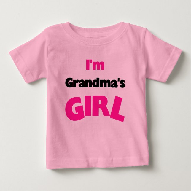 Ich bin Oma's Girl Baby T-shirt (Vorderseite)