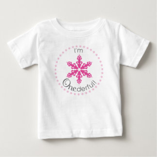 Ich bin ONEderful in Fuchsia Baby T-shirt
