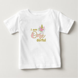 Ich bin onederful Kindergeburtstag-Shirt Baby T-shirt
