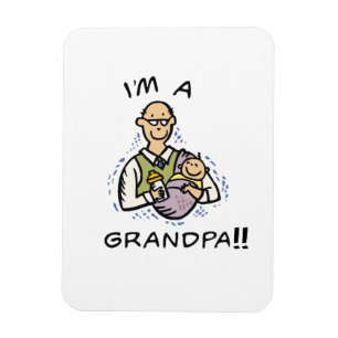 Ich bin Opa-Opa und Baby-Tshirts und Geschenke Magnet