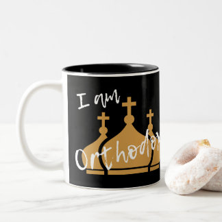 Ich bin orthodox zweifarbige tasse