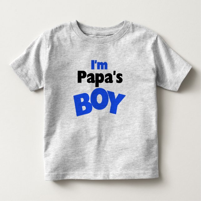 Ich bin Papas Junge Kleinkind T-shirt (Vorderseite)