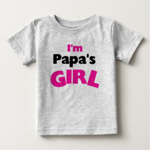 Ich bin Papas Mädchen Baby T-shirt