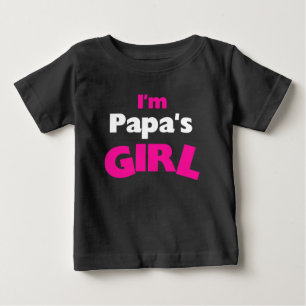 Ich bin Papas Mädchen Baby T-shirt