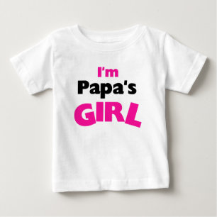 Ich bin Papas Mädchen Baby T-shirt