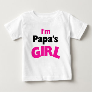 Ich bin Papas Mädchen Baby T-shirt
