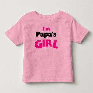 Ich bin Papas Mädchen Kleinkind T-shirt