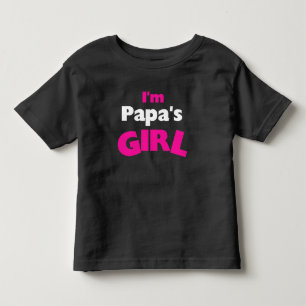 Ich bin Papas Mädchen Kleinkind T-shirt