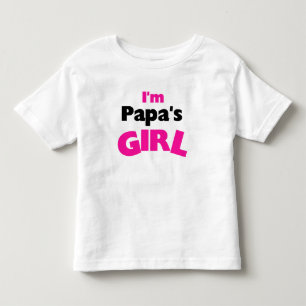Ich bin Papas Mädchen Kleinkind T-shirt