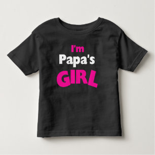 Ich bin Papas Mädchen Kleinkind T-shirt