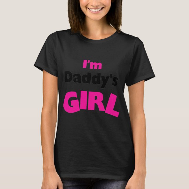 Ich bin Papys Girl Tshirts und Geschenke (Vorderseite)
