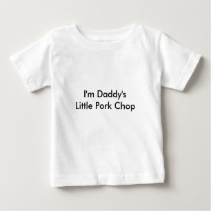 Ich bin Papys kleiner Schweinekopf Baby T-shirt