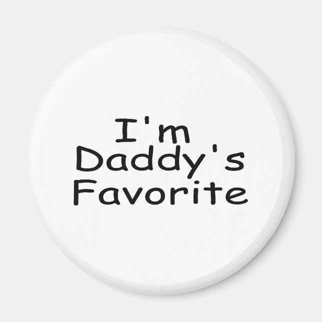 Ich bin Papys Liebling Magnet (Vorne)