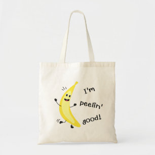 Ich bin Peelin' Gut! - Funny Fruit Pun Tragetasche