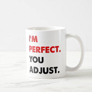 Ich bin Perfekt Lustiger Becher Tasse
