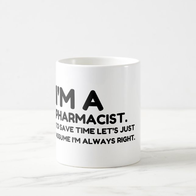 ICH BIN PHAMACIST KAFFEETASSE (Mittel)