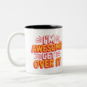 Ich bin Phantastisch, über Digital Art Design hinw Zweifarbige Tasse