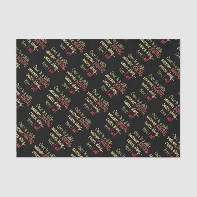 Ich bin Phantastisch und Motivierend Zitat Seidenpapier (Vorderseite)