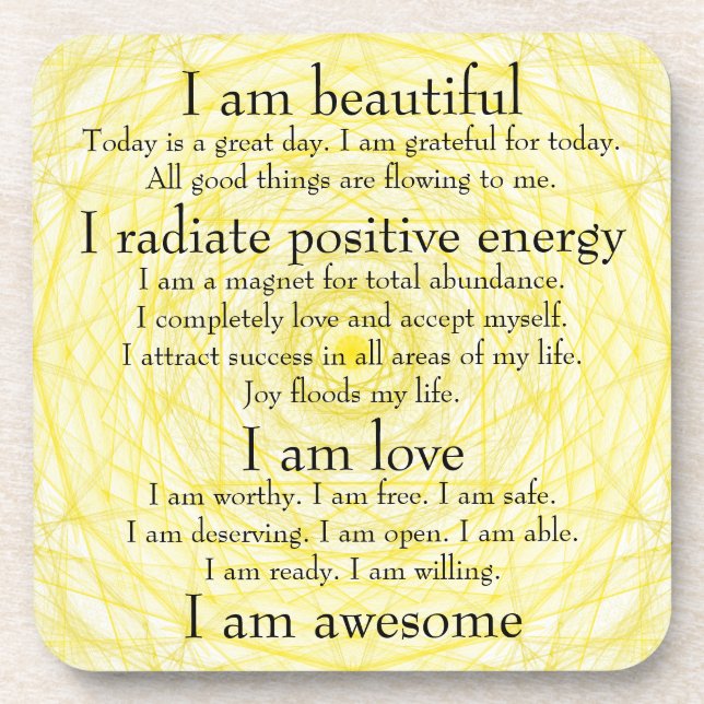 Ich bin phantastisch Untersetzer (Vorderseite)