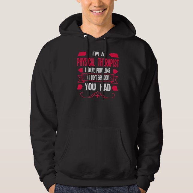 Ich bin Physiotherapeutin 1 Hoodie (Vorderseite)