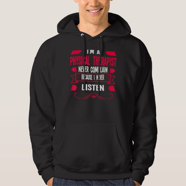 Ich bin Physiotherapeutin 2 Hoodie (Vorderseite)