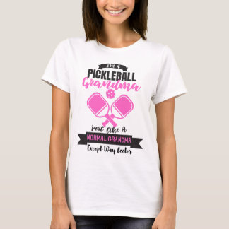 Ich bin pickleball Oma lustiges Zitat T-Shirt