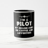 Ich bin Pilot Funny | Kaffee und Abenteuer