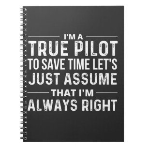 Ich bin Pilot - um Zeit retten, nehmen wir einfach Notizblock
