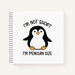 Ich bin Pinguin-Größe, Kurzer Tag der Mädchenbewer Notizbuch