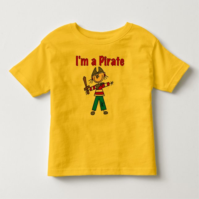 Ich bin Pirate Kleinkind T-shirt (Vorderseite)