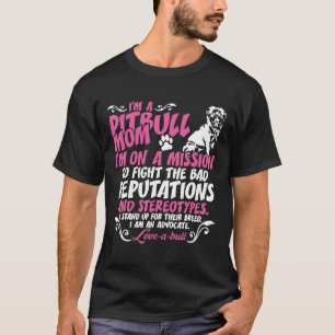 Ich bin Pit Bull-Mama auf Mission T-Shirt
