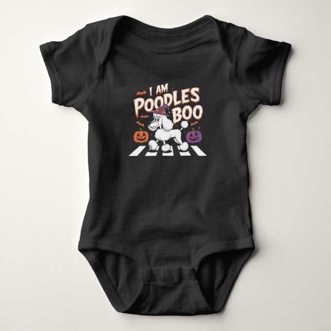 Ich bin Poodles Boom Baby Strampler (Vorderseite)