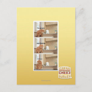 Ich bin Poopin! Postkarte