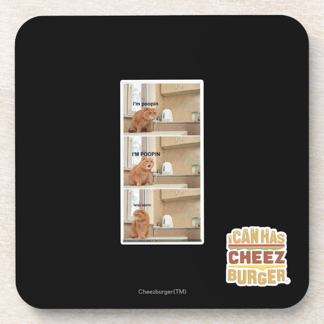 Ich bin poopin! untersetzer (Vorderseite)